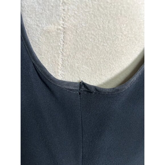 Vtg Albert Nipon Nights for Bergdorf Formal Little Black Dress Feathers READ - Picture 11 of 11